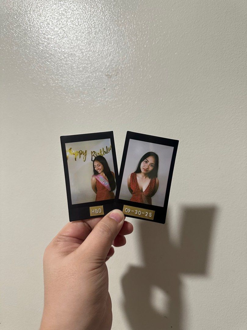 Instax Print - Real Instax Film (Category: Cameras) located in Makati City. Submitted by mariastphnyyy (Listing ID 1395763359, Image 2). Description: - Instax prints available! Price: - ₱70 each (1-5 prints) - ₱65 each (6+ prints) •Please edit your photos before sending. •Full payment is required before printing. •Free short caption sticker for your instax picture. Please read each photo for more information. 📍Oriental Garden, Makati.