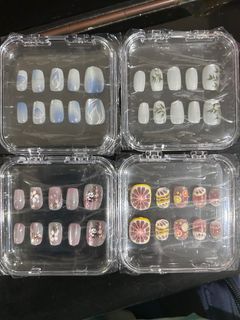日式穿戴美甲套裝｜貓眼款式|Japanese style nails set64212408046466110