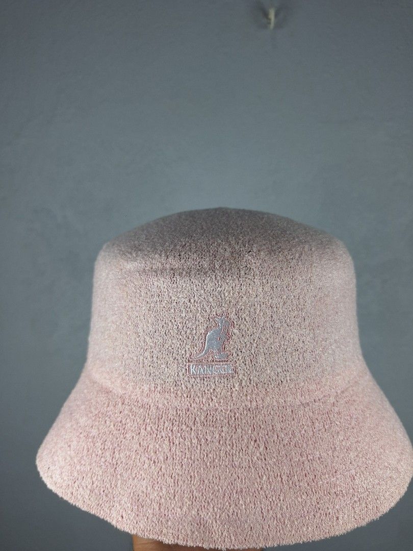 Kangol Bucket Hat (Category: Caps & Hats) located in Sibulan. Submitted by studioxano (Listing ID 1395746616, Image 1). Description: kangol bucket hat -P350 + SF Size M-L width adjustable string sa loob Excellent condi no issue needwash Loc: Dumaguete city.