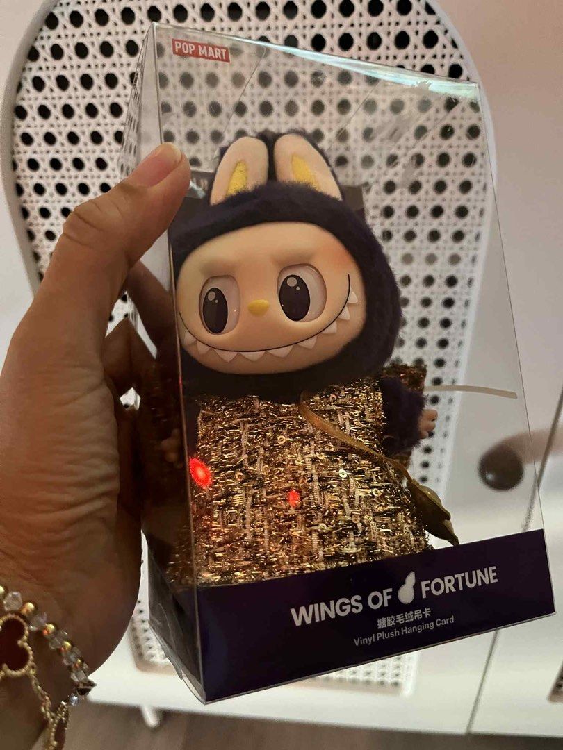 Labubu Wings of Fortune (Category: Designer & Blind Box Toys) located in Taguig. Submitted by honeydeclutters (Listing ID 1395804899, Image 3). Description: Bought it for 7.5k at POP Mart Singapore but i wanna declutter nalang, .