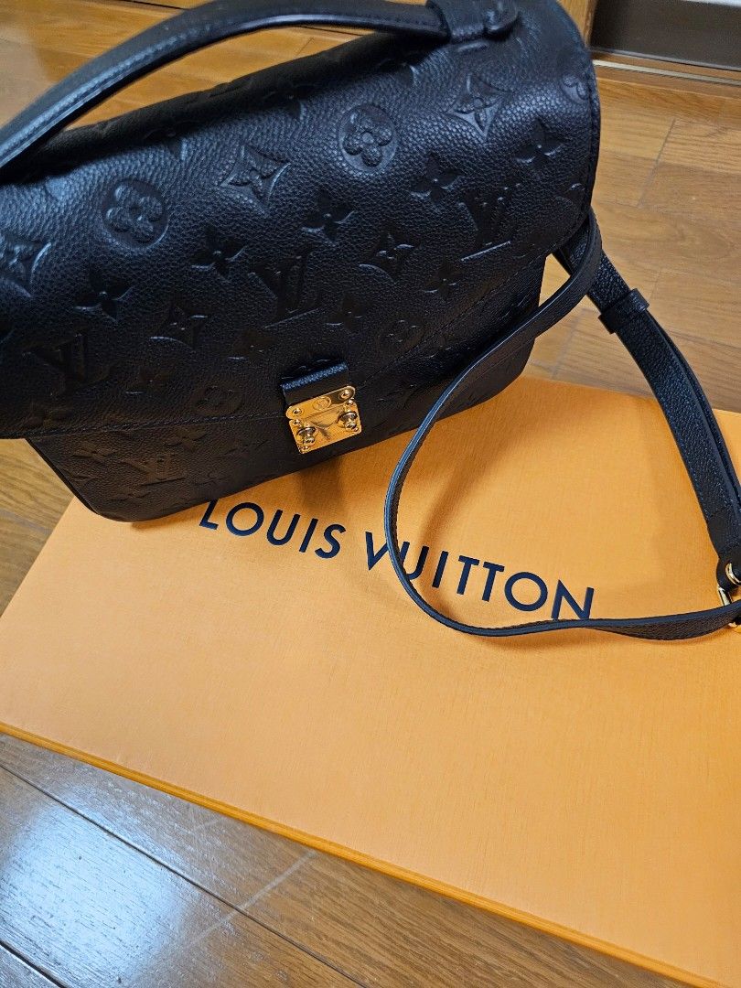 Louis Vuitton Pochette Metis Empreinte (Category: Luxury Bags & Wallets) located in Dasmarinas. Submitted by ramyeong (Listing ID 1395816177, Image 3). Description: Louis Vuitton Pochette Metis Empreinte Complete with Box, Dust Bag and Receipt Authentic Bought in LV Yokohama Japan Used less than 10x with Havre de Luxe Hardware Protectors Can do meetup around Alabang RFS: prefer smaller bags.