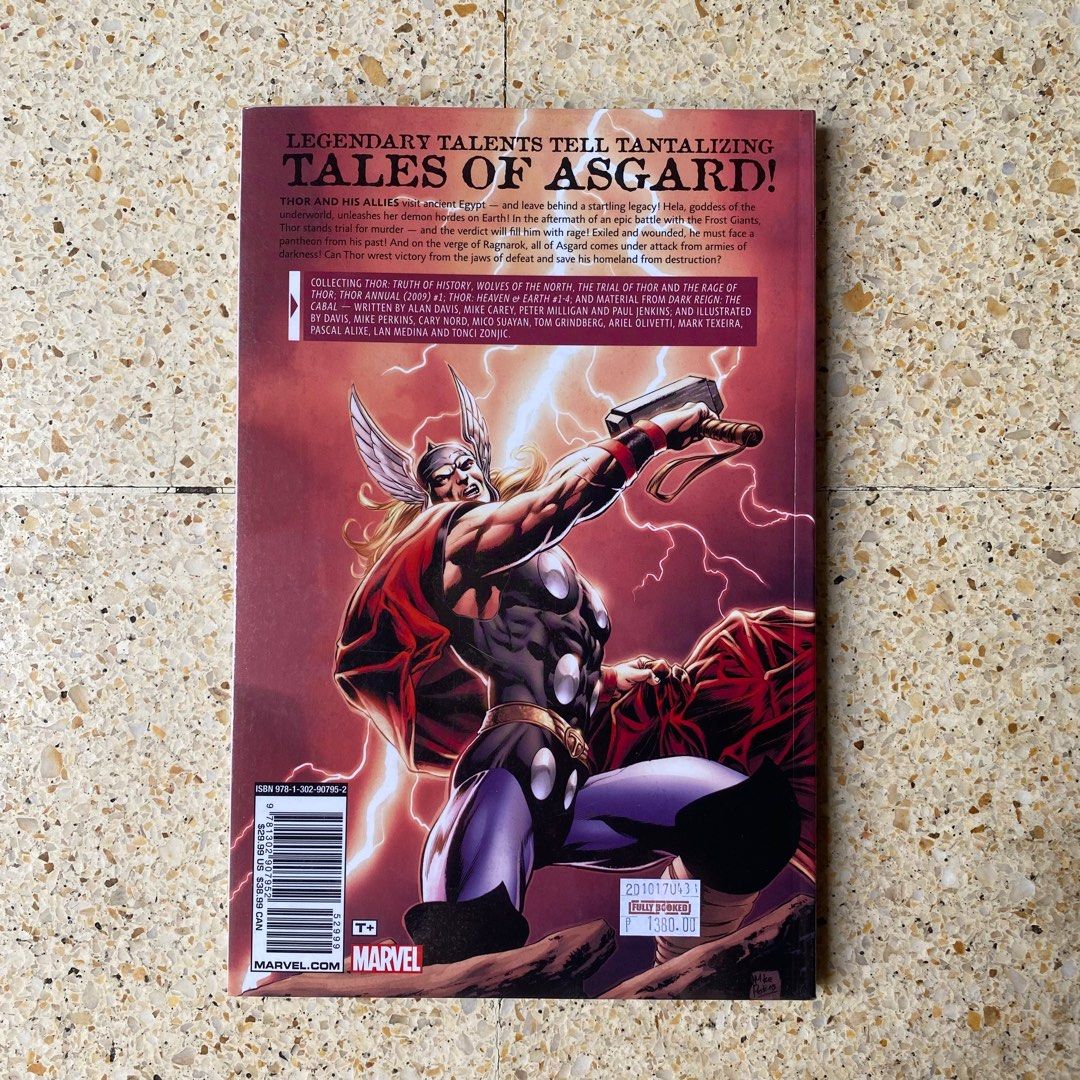 Marvel The Trial of Thor Comic Book (Category: Comics & Manga) located in Quezon City. Submitted by troyong (Listing ID 1395807135, Image 2). Description: - Marvel's "The Trial of Thor" comic book - Features stories: "Thor: Heaven at Earth" and "The Race of Casca" - Cover art: Thor with his hammer - Back cover: Summary and barcode included - Rated T+.
