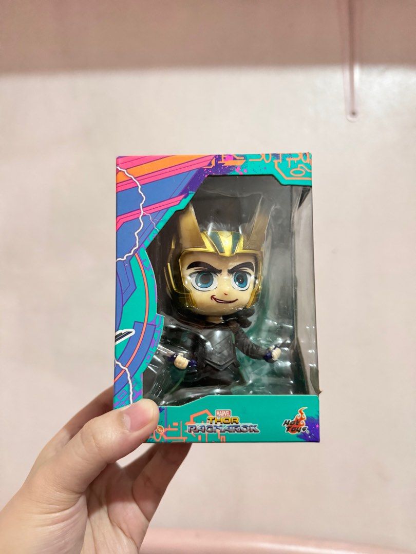 Marvel Thor Ragnarok Loki Cosbaby (Category: Designer & Blind Box Toys) located in Pasay City. Submitted by cnr.ph (Listing ID 1395838265, Image 1). Description: 500 php (Originally bought from Filbars for 900 php) This is NOOB (never out of box) 💗 Display only 📍Pasay City ** Can only do lalamove/grab express due to hectic schedule .