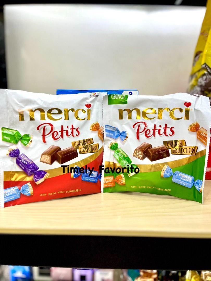 ❌SOLD OUT❌ Merci Petits Assorted/Assorted Crunch Chocolates 125g (Category: Packaged & Instant Food) located in Pasay City. Submitted by timelyfavorito1 (Listing ID 1395756719, Image 1). Description: IMPORTED! ALL ORIGINAL! BB: December 28, 2025 Merci Petits Assorted Chocolates 125g Merci Petits Assorted Crunch Chocolates 125g .