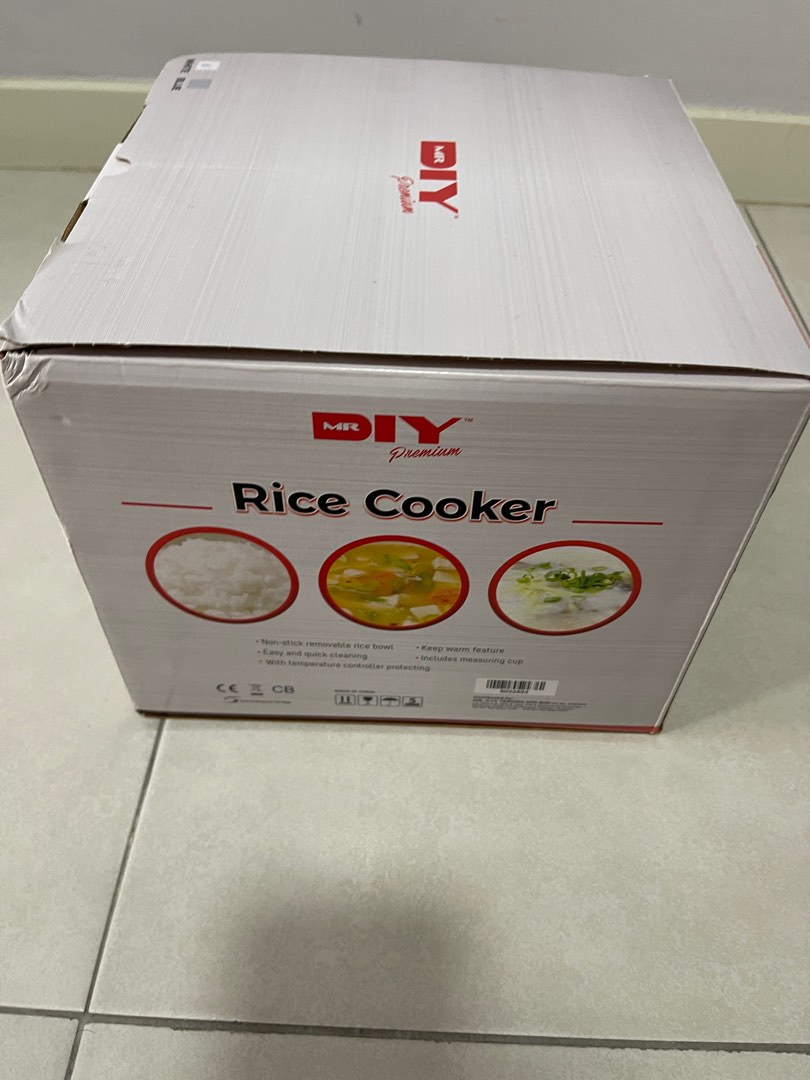 Mr Rice Cooker MR. DIY Premium Rice Cooker RC-51Y 1.0L, TV & Home Appliances, Kitchen ...