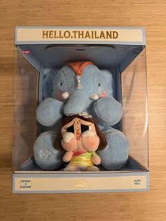 タイ限定 Crybaby ELEPHANT ぬいぐるみ 🇹🇭 Popmart Thailand Exclusive Crybaby HELLO THAILAND