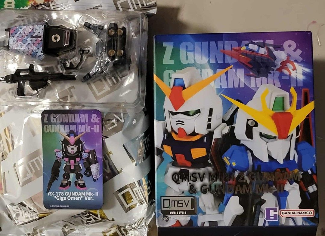 バンダイQMSV mini Zガンダム & ガンダムMk-II PRE-ORDER Bandai Namco