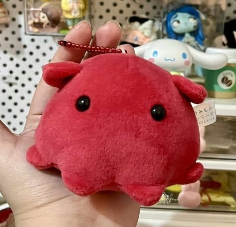 Red Octopus Plush Charm (Category: Plushies & Soft Toys) located in Bocaue. Submitted by ekaaam (Listing ID 1395827028, Image 1). Description: WYSIWYG Please manage your expectation as this is already 2nd hand.