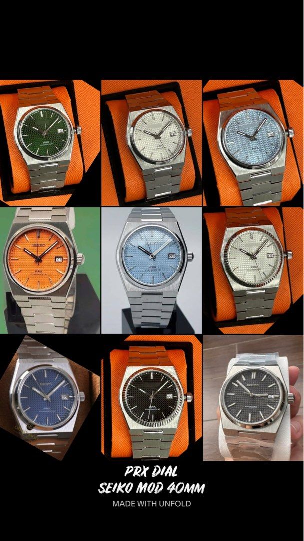 Seiko mod prx custom style watches 40mm, Men's Fashion, Watches ...