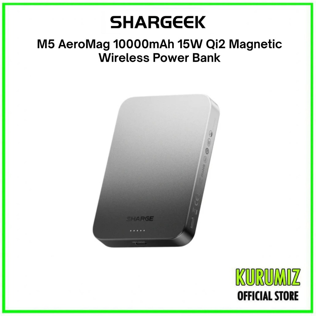 Baseus Power Bank Magsafe Qi2, Magnético Powerbank 10000mAh, 15W