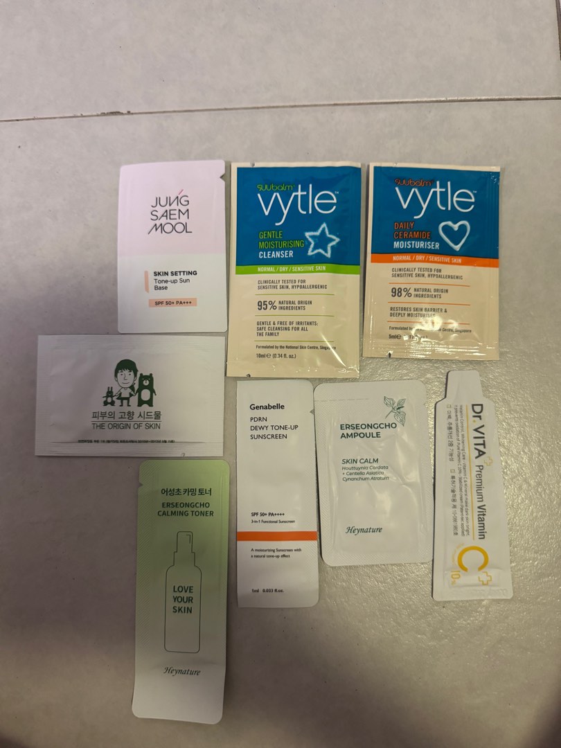 Skincare Sample Pack - Jung Saem Mool, Vytle, Genabelle, etc., Beauty ...
