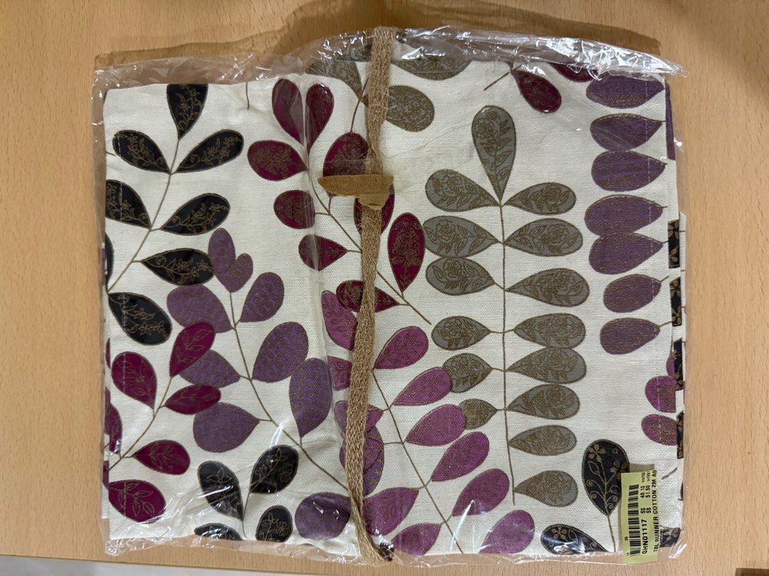Table runner (Category: Other Home Decor) located in Singapore. Submitted by mimozza (Listing ID 1395909114, Image 2). Description: Brand new and still in original packaging Botanical motifs 2 m long Great as housewarming gift or for own use.