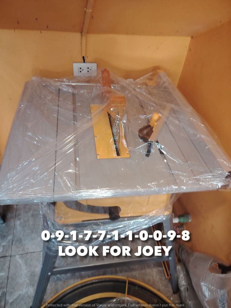 table saw (Category: Other Home Furniture) located in Manila. Submitted by joeyroque09 (Listing ID 1395824117, Image 1). Description: Item: table saw Specs: volt. 220-240V - 50/60hz .