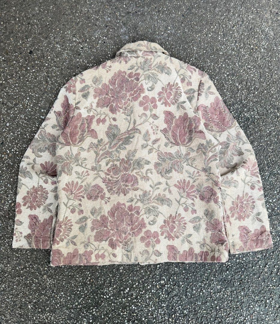 Vintage Alfred Dunner Floral Tapestry Jacket (Category: Coats, Jackets and Outerwear) located in Quezon City. Submitted by though.bare (Listing ID 1395802995, Image 3). Description: Fits L up to XL for Men (XL-XXL for Women) In good, worn condition. Uneven coloration on the front, see photos. Width : 21.5" Length : 25.5" Sleeve : 23.5" Shoulder : 16" Listings not marked sold/reserved are available for purchase Feel free to send me a DM for inquir