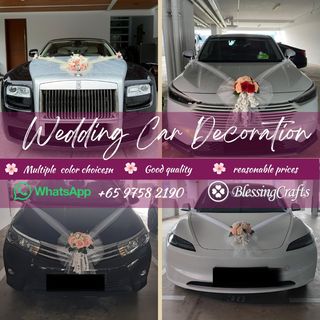 Wedding Car Decorations Collection item 1