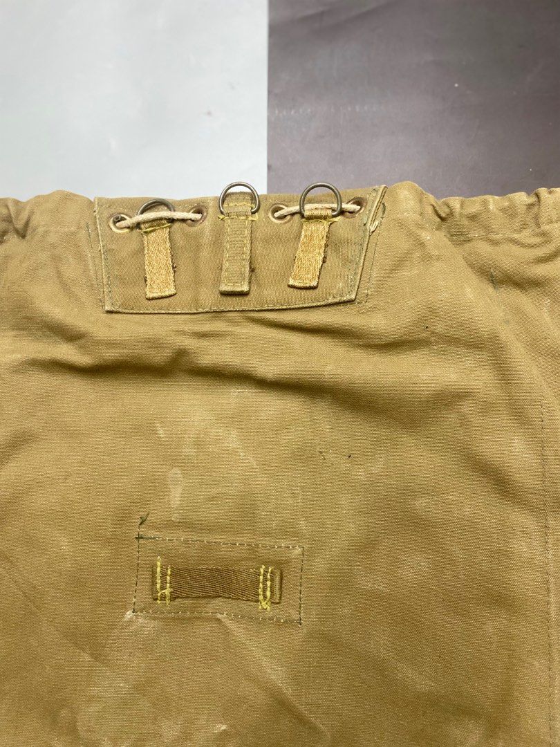 1937 WW1 BRITISH ARMY RUCKSACK BAG (Category: Backpacks) located in Zamboanga. Submitted by swayporgypretz (Listing ID 1397583565, Image 3). Description: Issue no strap only .