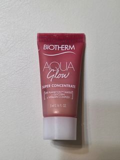 [1 piece] Biotherm Aqua Glow Super Concentrate Moisturizing / Source Radiance Activating Essence 5ml Sample / Travel Size64236912029953110