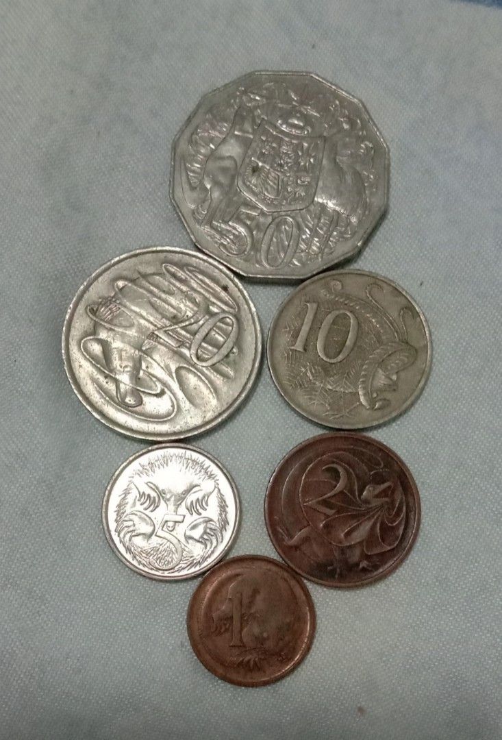 6pcs Queen Elizabeth Australia coin set (Category: Currency) located in Cabuyao City. Submitted by reyesjim60 (Listing ID 1396721812, Image 1). Description: 6pcs Queen Elizabeth Australia coin set.
