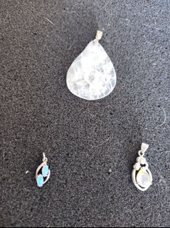 925 純銀天然晶石吊咀64210709385218110