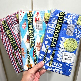 🌟 ( 買三送一 ) 清貨 全新 Solmaglia 男裝 綿質 棉質 內褲 底褲 孖煙通 平腳褲 Boxer Size XL 34-38寸腰 全取3條 全店混款享優惠 可順豐到付 ( 任揀4件 送最低價1件💝 )

⚠️ 懇請各位出價前先睇清內文及尺寸 ⚠️
⚠️ 下單即表示已清楚有關描述及尺寸 ⚠️
⚠️ 清倉特賣 ⚠️ 恕不退換 ⚠️ 感謝理解 ⚠️64214306885634110