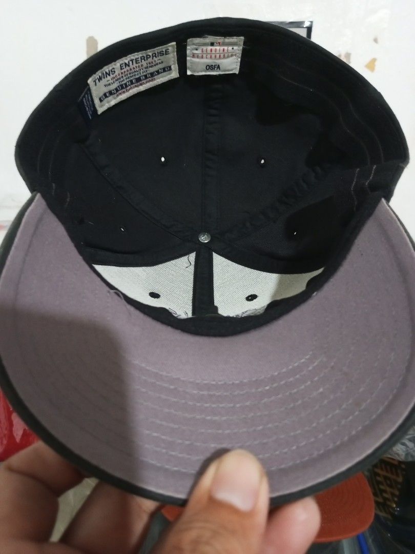 Colorado Rockies Cap (Category: Caps & Hats) located in Subic. Submitted by tonyramo20 (Listing ID 1397551065, Image 2). Description: - Colorado Rockies cap - Black exterior - Purple and white logo - Gray underside of brim - Adjustable strap - Made by Twins Enterprise.
