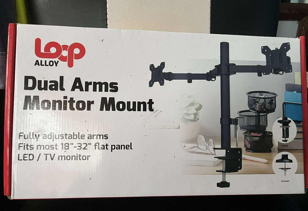 Dual Arms Monitor Mount - Loop Alloy, Mobile Phones & Gadgets, Mobile ...