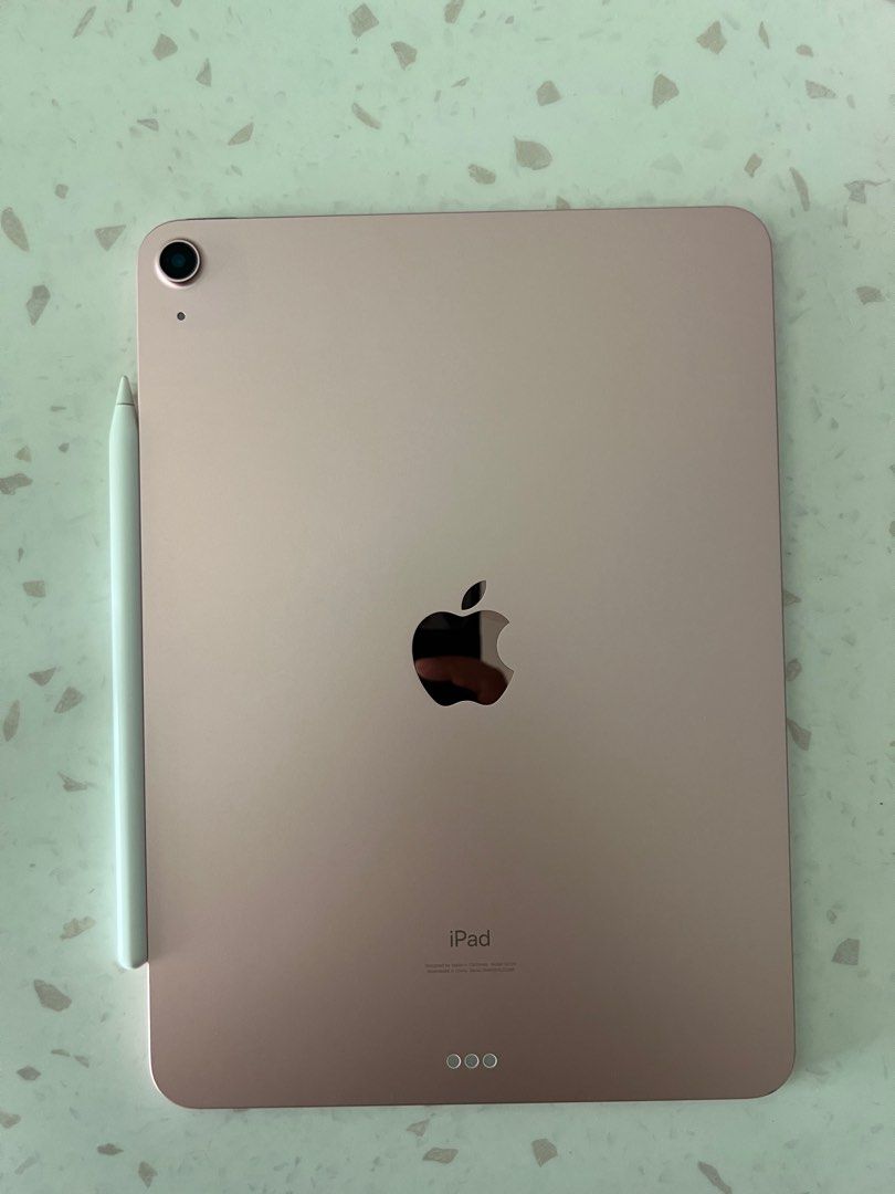 Ipad Air with Apple pencil (Category: iPad) located in Manila. Submitted by jd.huf (Listing ID 1397417880, Image 1). Description: FOR SALE: iPad Air 4th Gen (64GB) + Apple Pencil 2nd Gen Bundle Perfect setup for artists, graphic designers, and note-takers! ✅ iPad Air 4th Gen – 64GB ✅ Apple Pencil 2nd Gen – smooth and precise for drawing ✅ Leather Case – premium look with protection ✅ Paperfeel Screen Protector – gives that real sketchbook texture