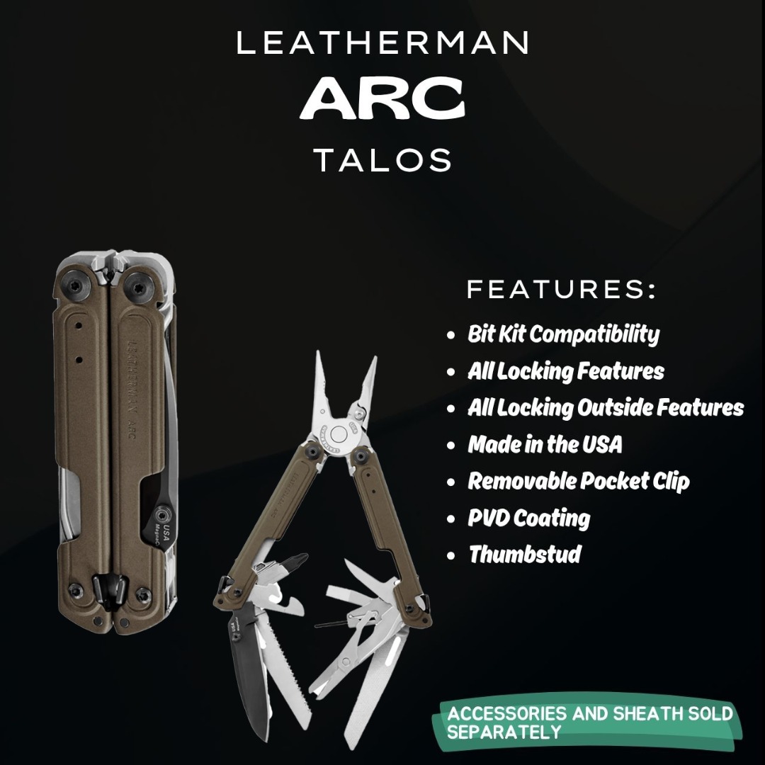 LEATHERMAN ARC Talos | Multi-tools, Sports Equipment, Other Sports ...