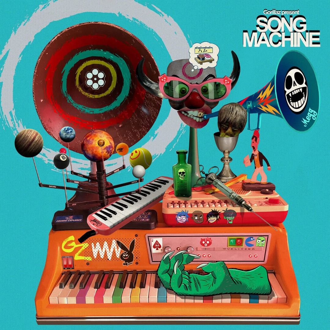 [LP, Sealed] Gorillaz - Song Machine (Category: Vinyls) located in San Pablo. Submitted by siestaspins (Listing ID 1397552090, Image 1). Description: Pressing: 2020 Tracklist: A1 Strange Timez A2 The Valley Of The Pagans A3 The Lost Chord A4 Pac-Man A5 Chalk Tablet Towers A6 The Pink Phantom B7 Aries B8 Friday 13th B9 Dead Butterflies B10 Désolé (Extended Version) B11 Momentary Bliss.