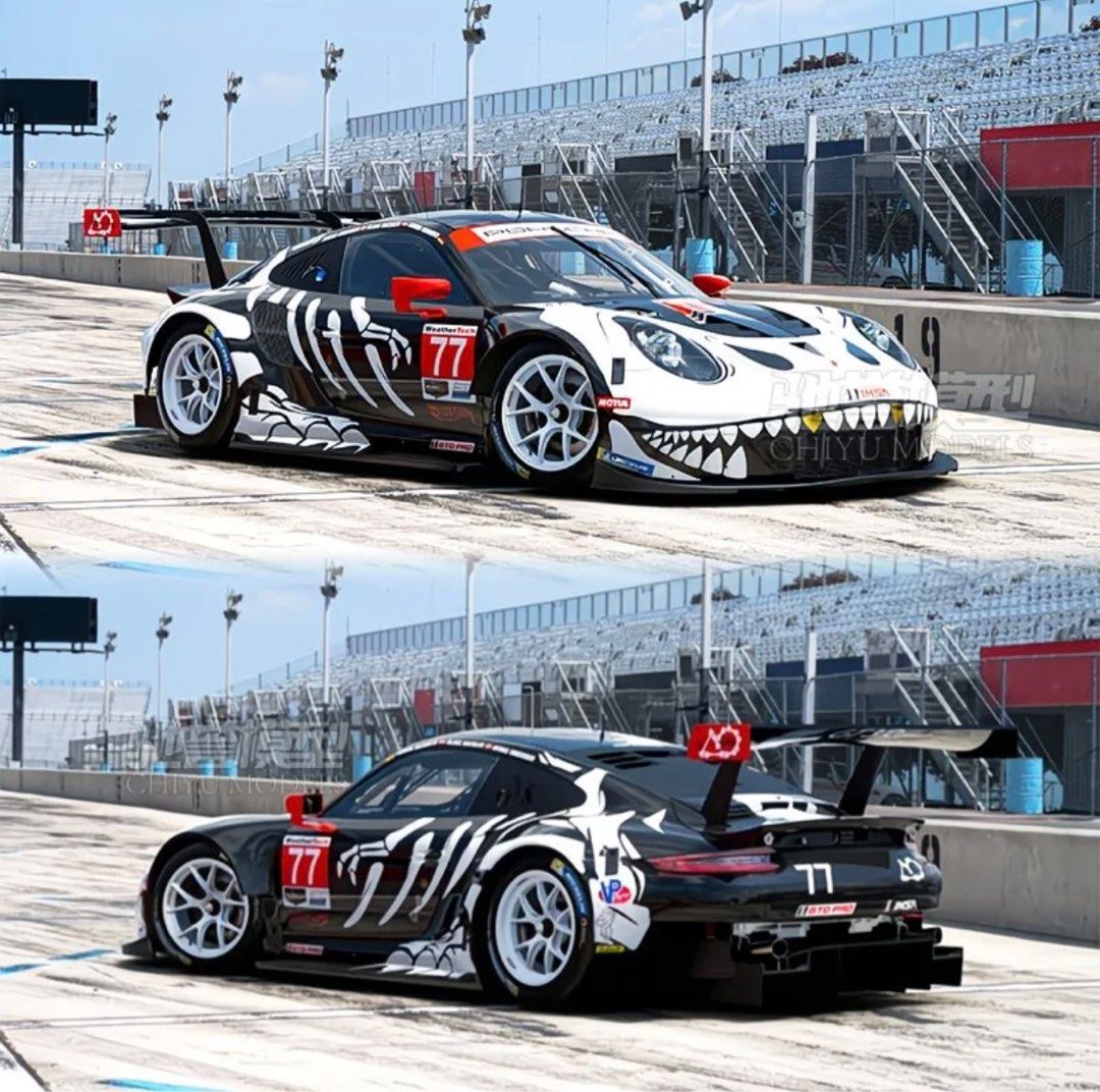 MINIGT 1:64 保時捷 911 GT3 R #77 AO 化骨龍 #1143 MINIGT 1:64 蘭博基尼Huracán GT ...