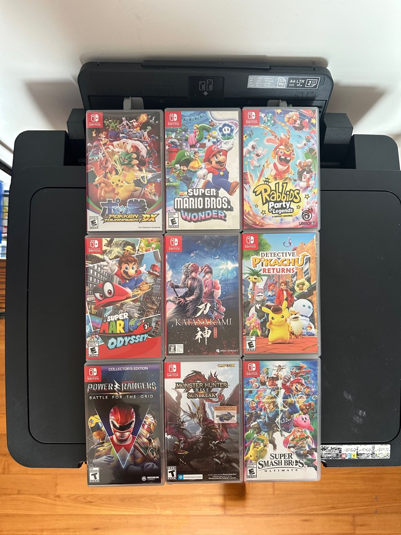 Nintendo Switch game Pokken tournament DX / Super Mario Bros wonder ...