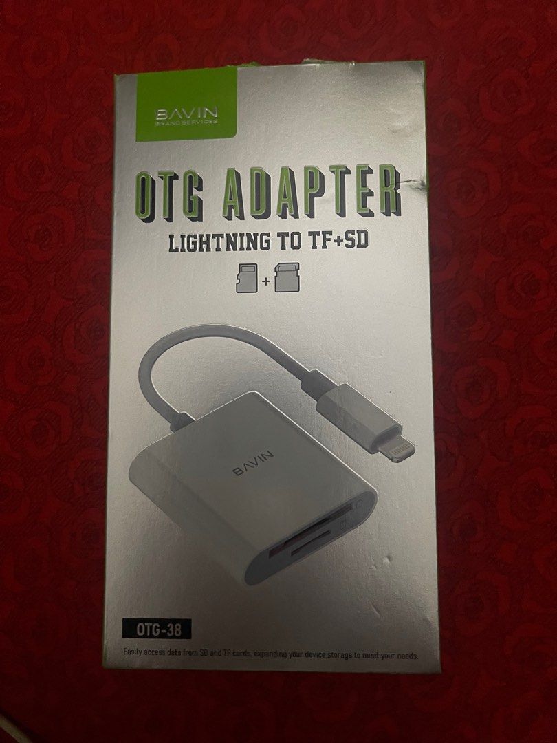 ORIGINAL BAVIN 2 IN 1 OTG ADAPTER (Category: Cables & Adaptors) located in Taguig. Submitted by dlythrift (Listing ID 1397509328, Image 1). Description: - I only tried if it works on my memory stick pro duo but it doesn’t:((( - bought it yesterday can do same day delivery or jnt! .