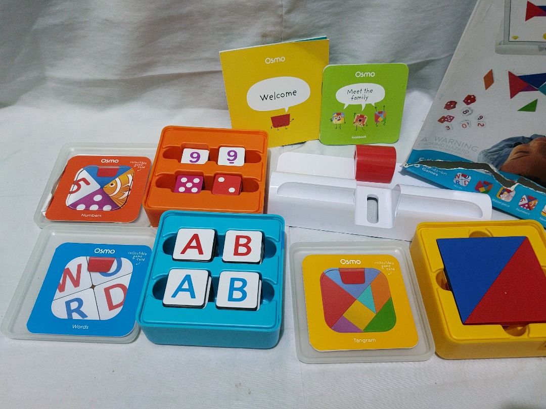 Osmo Genius Kit for Apple iPad (Category: iPad) located in Paranaque City. Submitted by ca.firstonlinebiz (Listing ID 1397483220, Image 2). Description: Preloved Osmo Genius Kit for Apple iPad works with: iPad 2-5, iPad Air, iPad Mini & iPad Mini Retina, 9.7inch iPad Pro Damage Box Missing 5tiles on Number but 1 set is complete Loc. Greenheights Parañaque Shipping via Lalamove or J&T Express Payment thru Gcash Maya or BPI .