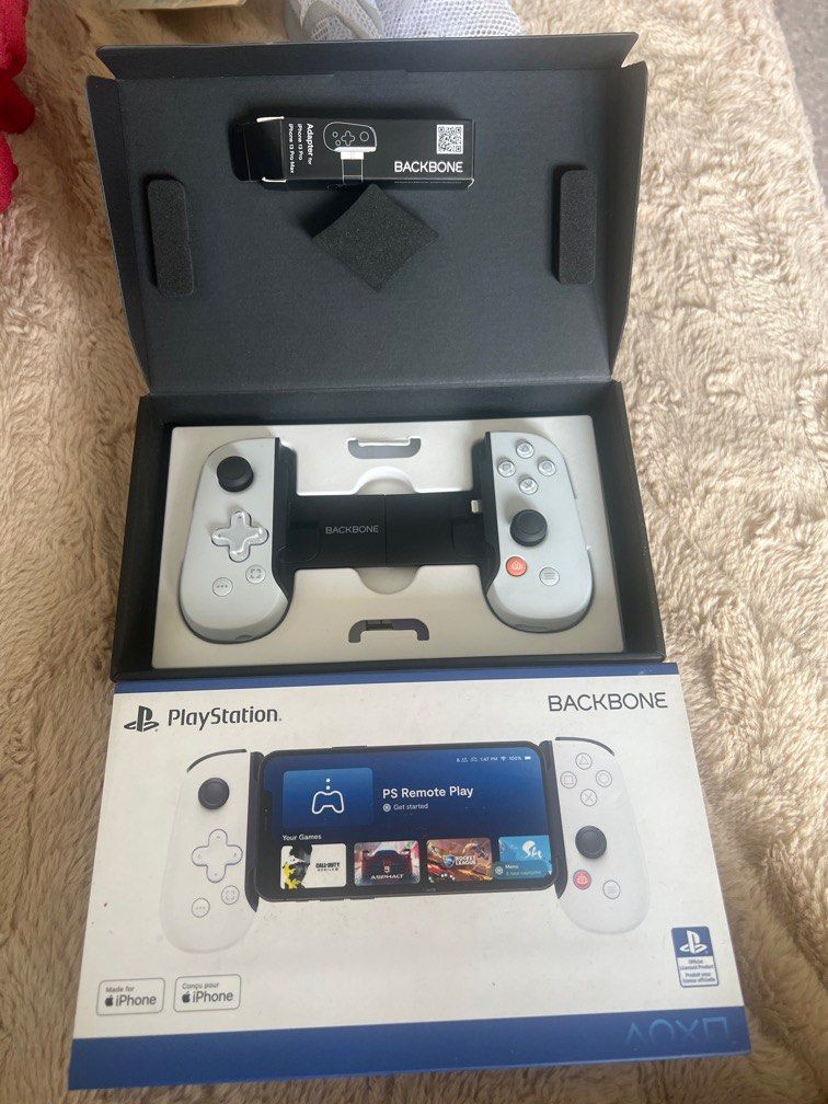 Playstation Backbone (Category: Controllers) located in Muntinlupa City. Submitted by heykelsey (Listing ID 1397417756, Image 2). Description: RFS no time to play remotely WFH na so i can play at home .