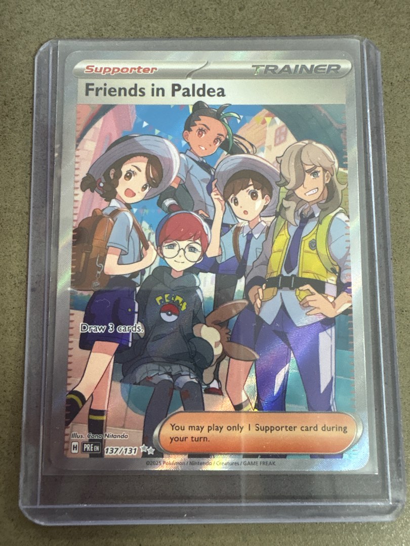 friends in paldea pokemon card 195/187 Trainer Japanese youll find Friends in Paldea Full Art