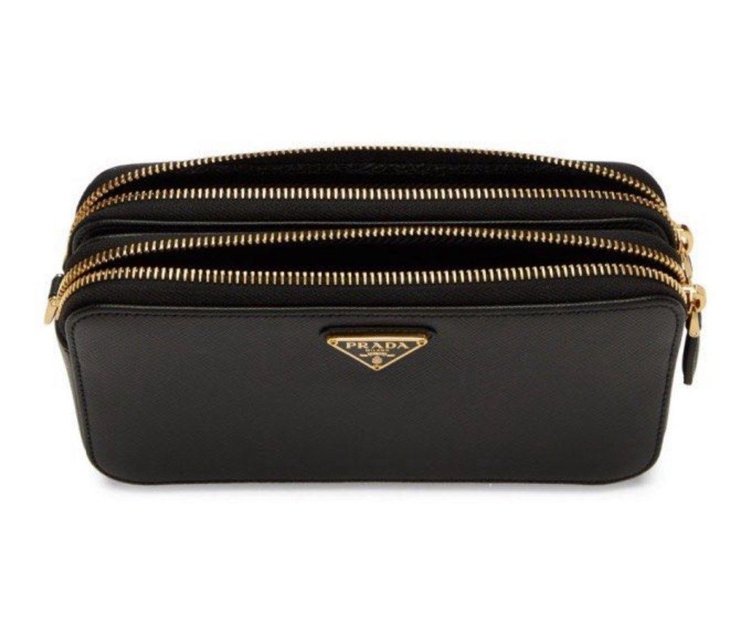 PRADA WALLET ON CHAIN BAG (Category: Luxury Bags & Wallets) located in Quezon City. Submitted by prelovedsaleitems (Listing ID 1397424552, Image 3). Description: Double zipper.