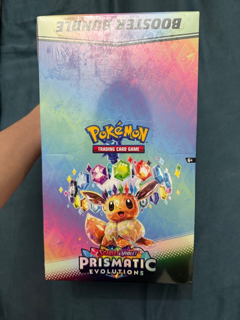 pokemon prismatic evolution booster box case Prismatic Evolutions Booster Bundle Display Case (Sealed)
