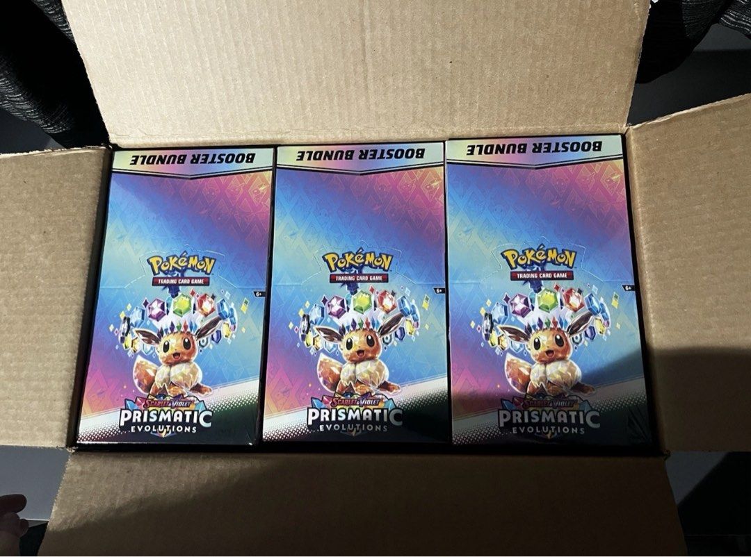 prismatic evolution booster box case Pokemon Evolutions Bundle (25 Bundles per Case) – 763 Collectibles 25 Booster Bundles Per Case Prismatic Evolutions 2-Pack Blister Case