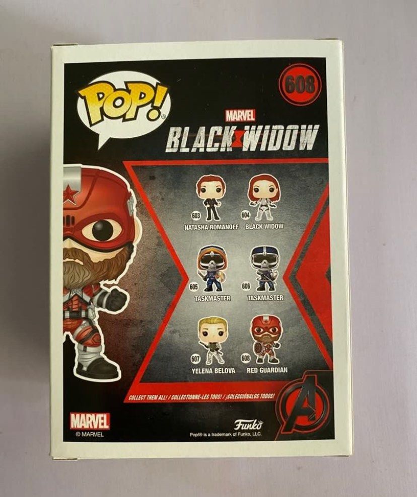Red Guardian Black Widow Funko Pop (Category: Designer & Blind Box Toys) located in Consolacion. Submitted by popsandlegends (Listing ID 1397575819, Image 3). Description: - Brand New - RFS: Need funds ASAP - can do discount if take 2+ items .
