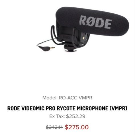 Rode VideoMic Pro
