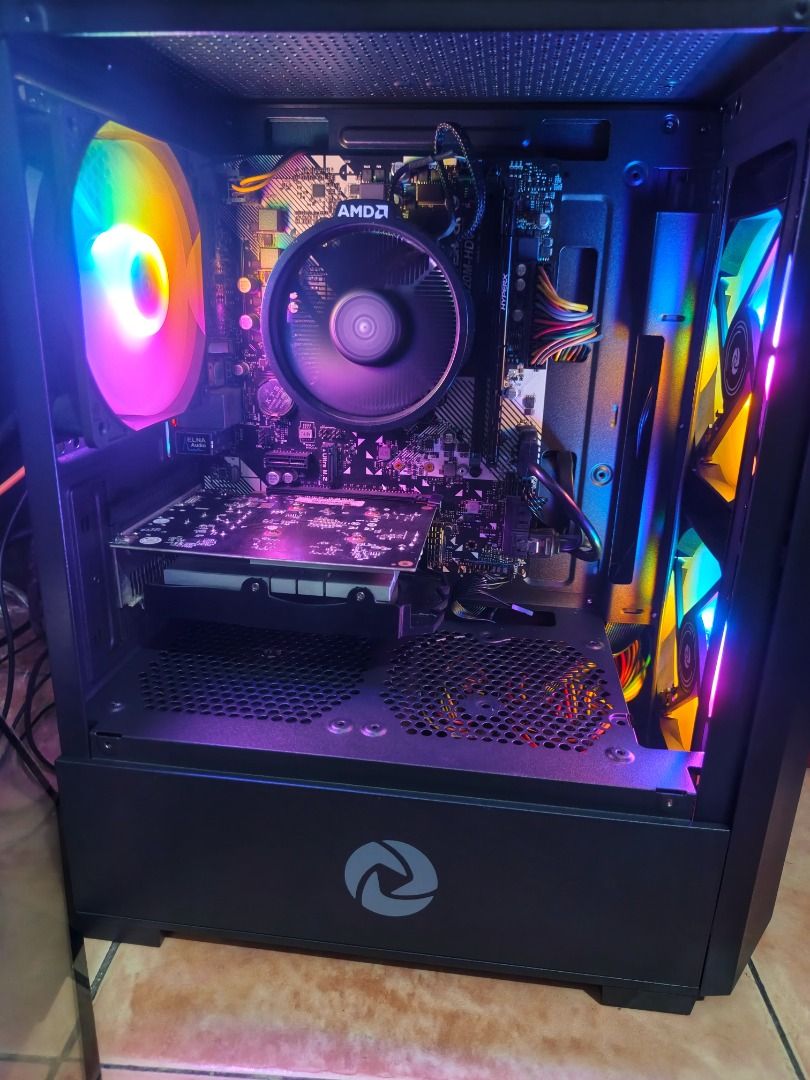 Ryzen 3 system unit (Category: Desktops) located in Las Pinas. Submitted by mikko.gomez (Listing ID 1397536918, Image 1). Description: For sale system unit only. Specs: AMD Ryzen 3 3100 CPU Asrock a320m-hdv motherboard 8GB DDR4 HyperX RAM Samsung 128GB SSD RX 550 GPU Aerocool 500W True Rated Power Supply Inplay Meta A200 Case 3x RGB Led Fan Newly Formatted Win11 Ghost Spectre MS. Office 2019 Licensed Installed NO ISSUES TEST TO SAWA UPON PICKUP 1