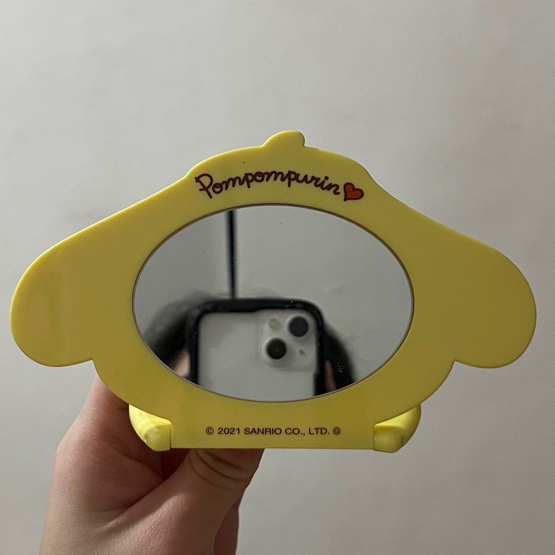 Sanrio Pompompurin Rare Foldable Mirror (Category: Mirrors) located in Valenzuela. Submitted by any_thingthings (Listing ID 1397435004, Image 3). Description: Rfs: Decluttering.