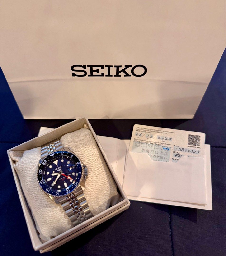 Seiko 5 Sports GMT (Category: Luxury Watches) located in San Juan City. Submitted by bleasure (Listing ID 1397277163, Image 2). Description: .