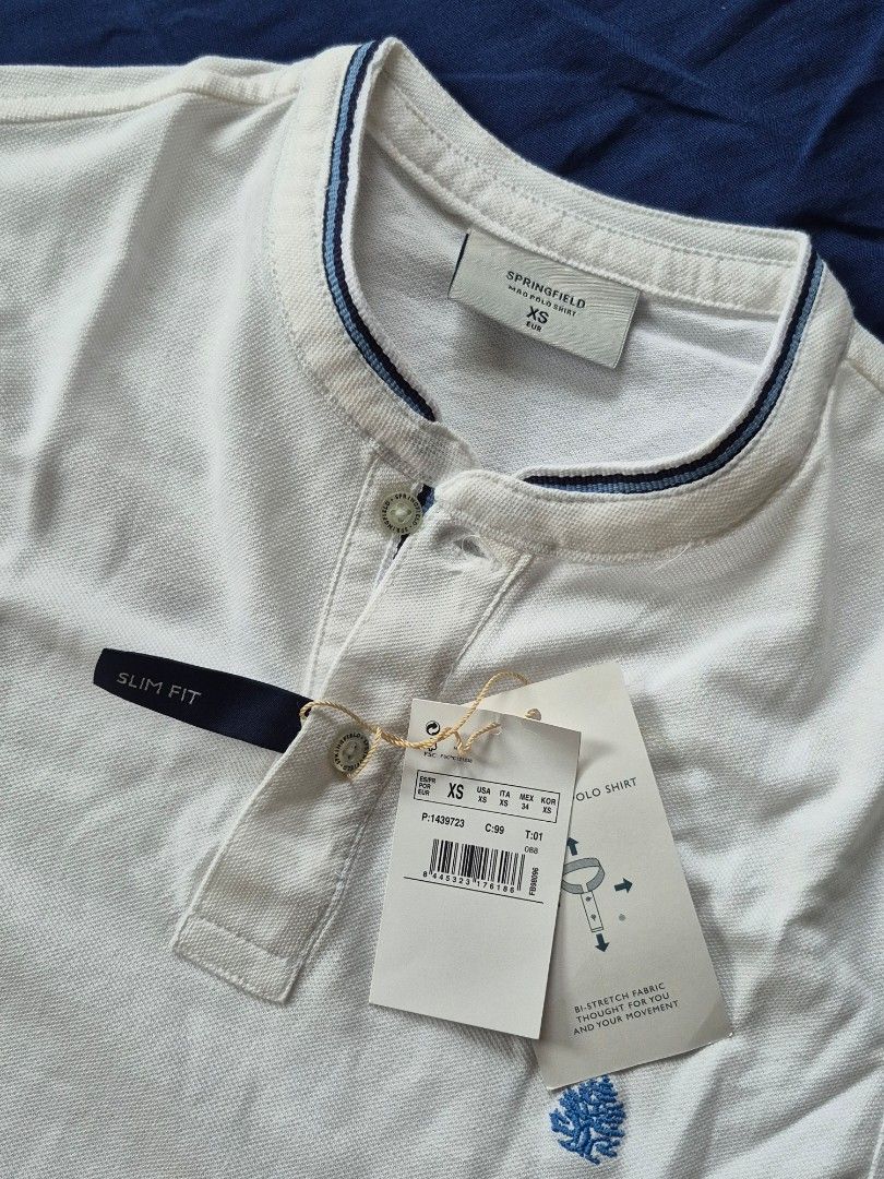 Springfield Slim Fit Polo Shirt S (Category: Tshirts & Polo Shirts ) located in Paranaque City. Submitted by decluttering.pque (Listing ID 1397453781, Image 2). Description: Brand new with tag.
