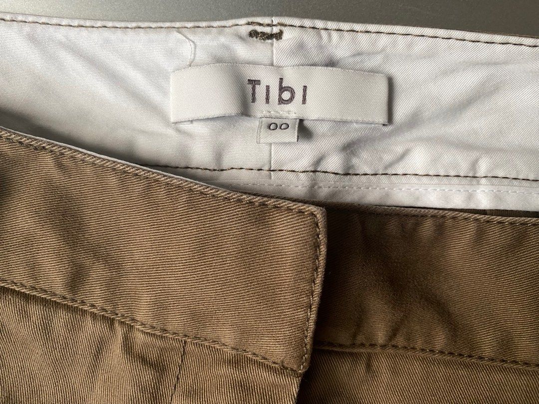 Tibi Myriam Twill Sculpted Pant (Category: Other Bottoms) located in Mandaluyong City. Submitted by declutteringmodenow (Listing ID 1397458364, Image 3). Description: Brand: Tibi Style: Myriam Twill Sculpted Pant Size: 00, best fits an XS Waist 12.75” across Hips 18” across Rise 12” Inseam 21” Composition: 98% cotton, 2% elastane.
