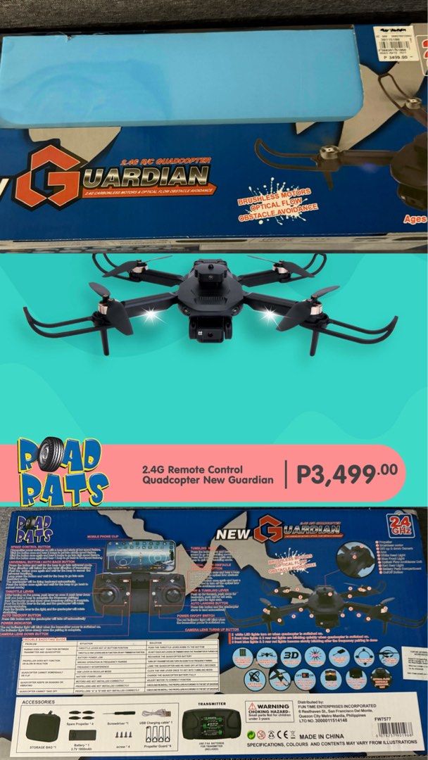 TOY KINGDOM TOY DRONE (Category: Remote Control Toys) located in Manila. Submitted by everythingprettyyy (Listing ID 1397512987, Image 2). Description: .