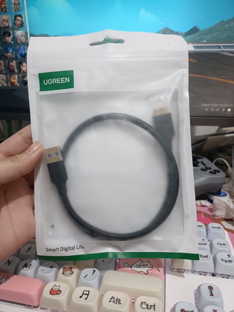 UGREEN Micro B Cable USB 3.0 3A (Category: Cables & Adaptors) located in Valenzuela. Submitted by thrifty_loser88 (Listing ID 1397424061, Image 1). Description: UGREEN Micro B Cable USB 3.0 3A rfs: Made the wrong order/too late to return 📍Valenzuela Marulas area 📌Pickup Lalamove/Grab .