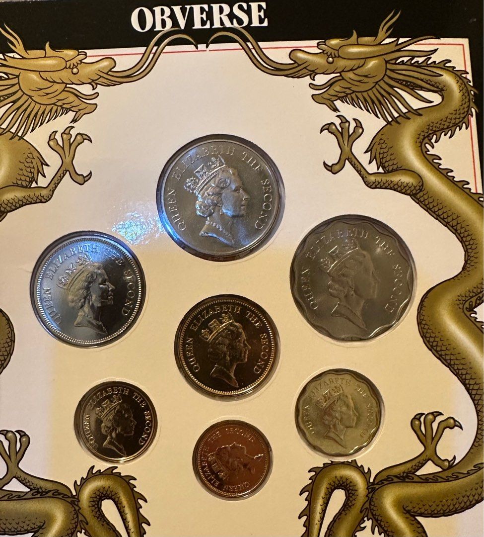 1988年香港精鑄流通硬幣套裝, 興趣及遊戲, 收藏品及紀念品, 錢幣- Carousell