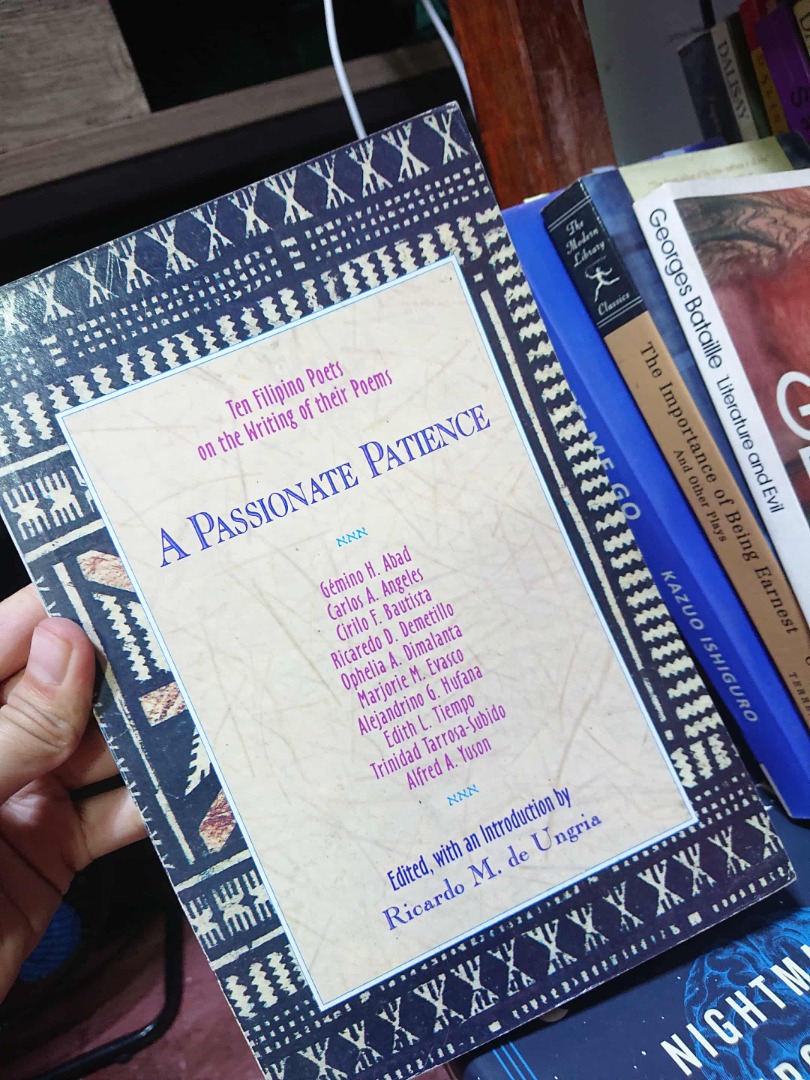 A Passionate Patience - 10 Filipino Poets on their Writing of Poems ...