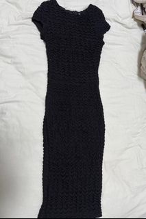 1,000+ Black knit dress For Sale Dresses Carousell Singapore